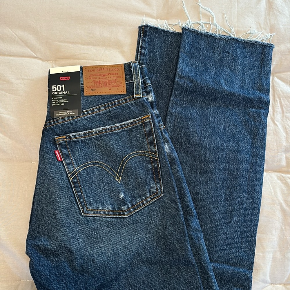 Levis 501 Original Jeans Size 24 - Picture 2 of 6